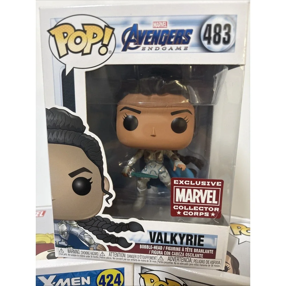Funko Pop! Lot of 3 Famous Ladies Valkyrie 483 Angel 424 Bastila 429 Marvel